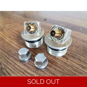 1980-83 Suzuki GS550 GS650 GS750 Fork Air Caps 51351-45440 - Pair